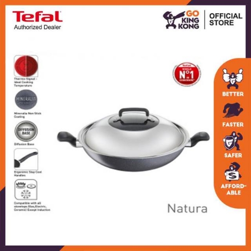 Picture of Tefal Cookware Natura Wok 34cm with lid (B22696)
