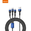 Picture of Recci 3 in 1 Type-C (6A) + Lightning + Micro USB Cable 1.2M
