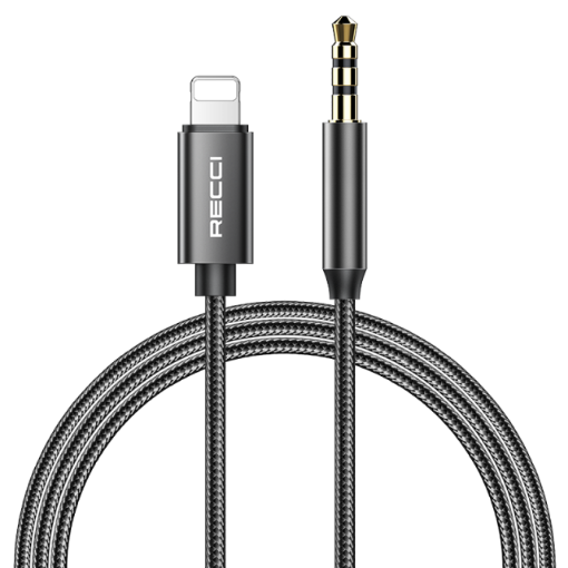 Picture of Recci Lightning to 3.5 AUX Audio Cable 1M
