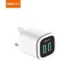 Picture of Recci 2.4A Dual USB Port Wall Charger with LED (UK Plug)