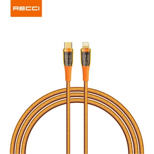 Picture of Recci PD 20W Fast Charging Cable 1.5M (Transparent)
