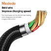 Picture of Mcdodo Gold Tiger Series 90 Degree 6A Type-C Data Cable 1.2M