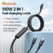 Picture of Mcdodo 2 in 1 Type-C to Type-C and Lightning Cable 1.2M (100W Max.)