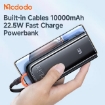 Picture of Mcdodo Noah Series 22.5W Power Bank 10000mAh Built-in Cable (Lightning/Type-C)