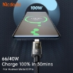 Picture of Mcdodo Auto Power Off 6A Type-C Super Charge Transparent Data Cable 1.2M