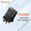 Picture of "Mcdodo Hydrogen Series 20W PD+QC Charger (UK plug)"