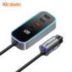 Picture of Mcdodo 107W Digital Display Car Charger with Extension Cord (4 USB + 1 C)
