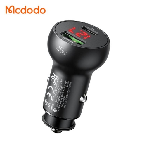 Picture of Mcdodo Mushrooms Series PD 45W Car Charger with Digital Display