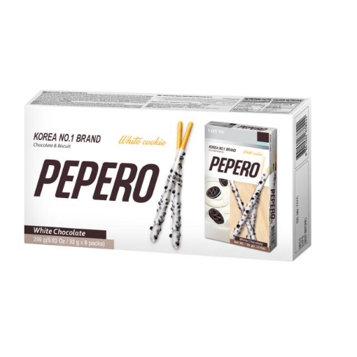 Picture of LOTTE PEPERO WHITE COOKIE BIG PACK 256G