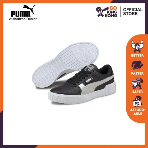 Picture of PUMA Cali Varsity Wn s-Puma Black-Puma White-Puma Silver-Female-37410902