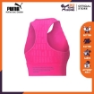 Picture of PUMA Mid Impact First Mile Long Line Bra-Luminous Pink-Female-51956402