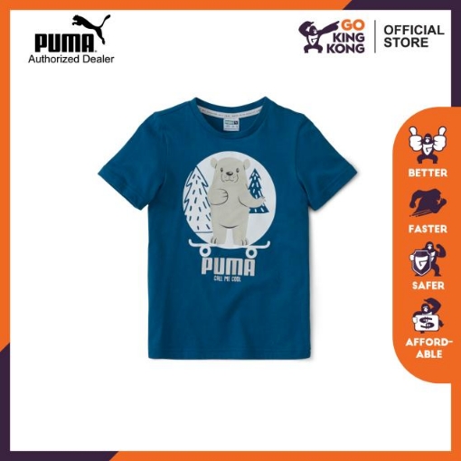 Picture of PUMA Animals Suede Tee-Digi-blue-Unisex-58335136