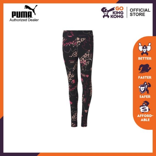Picture of PUMA Alpha AOP Leggings G-Puma Black-Peachskin-Female-58330801