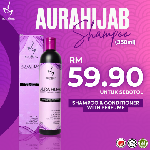 Picture of AURAHIJAB TOTAL HAIRCARE SHAMPOO (350ml) 